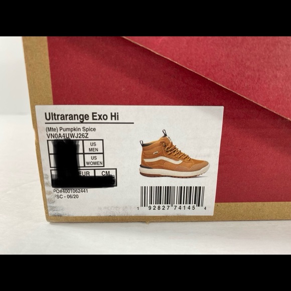 Vans UltraRange Exo Hi MTE Pumpkin Sneaker Boots - Picture 7 of 8
